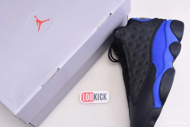 13 Hyper Black Royal Jordan Retro 414571- 714 Trendy 1219